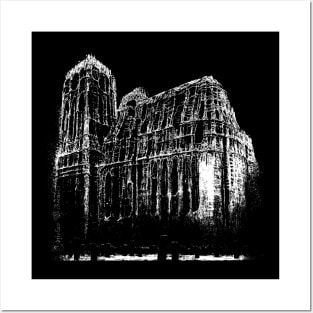 Zdzislaw Beksinski Cathedral, Dystopian Surrealism, Mysticism, Occult, Drawing, Pagan Posters and Art